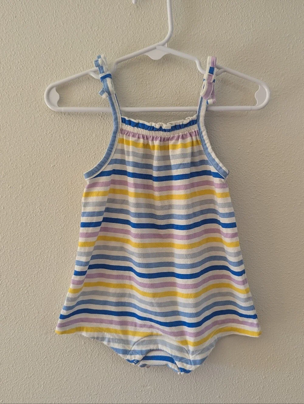 Striped Bubble Romper 6-12m